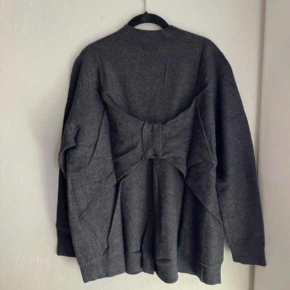 🖤COS BOW BACK CHARCOAL SWEATER S M L - Picture 7 of 7